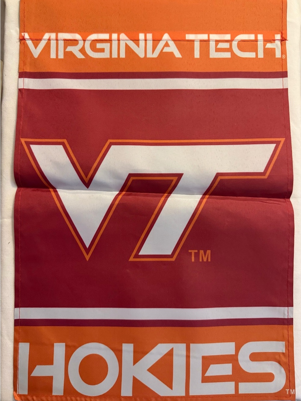 Virginia Tech Hokies garden flag
